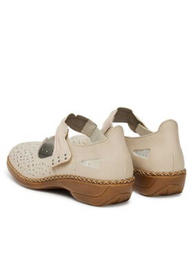 Rieker Półbuty 41399-60 Beżowy