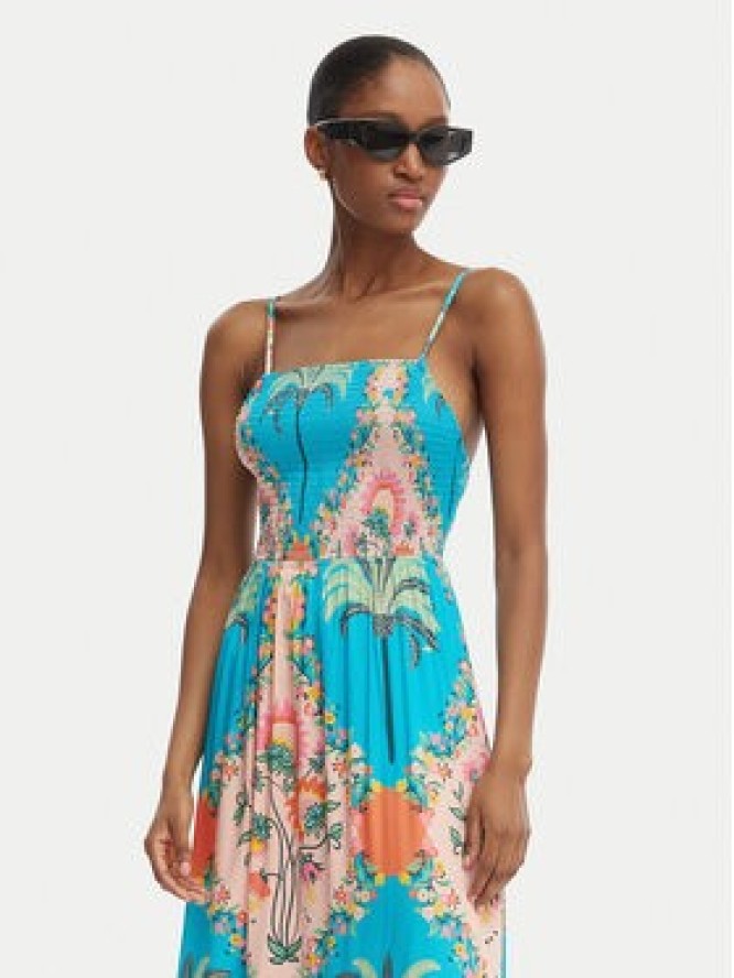 Maaji Sukienka letnia Isadora PT2123CLD009 Błękitny Regular Fit