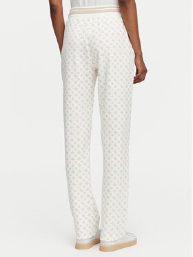 Guess Spodnie dresowe V5YB20 KB212 Kremowy Regular Fit