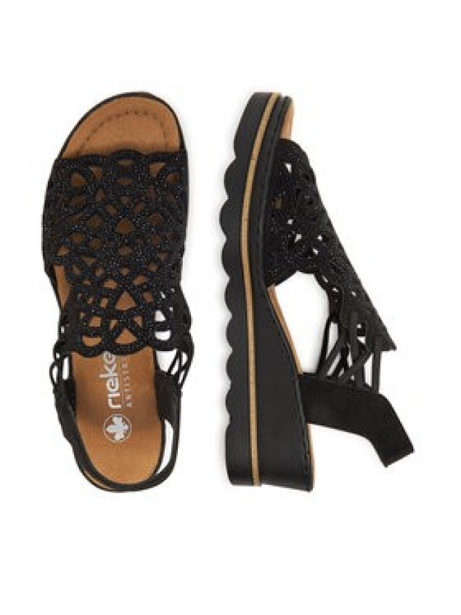 Rieker Sandały CEO-67465-00 Czarny