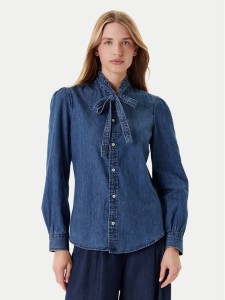 United Colors Of Benetton Koszula jeansowa 5RZKDQ0BE Niebieski Regular Fit