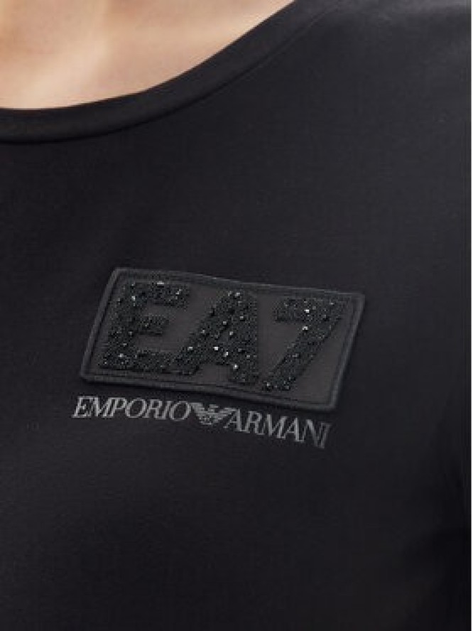 EA7 Emporio Armani T-Shirt 7W000492 AF10373 UC001 Czarny Regular Fit