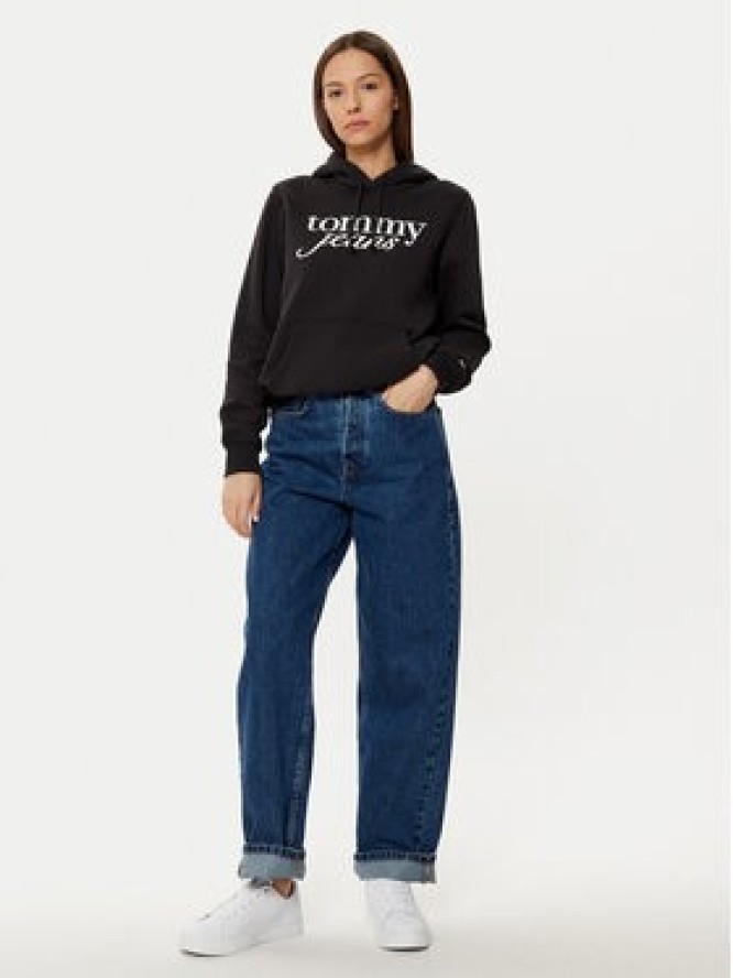 Tommy Jeans Bluza DW0DW20170 Czarny Regular Fit