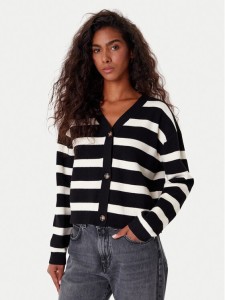 Vero Moda Kardigan Saba 10331794 Czarny Regular Fit