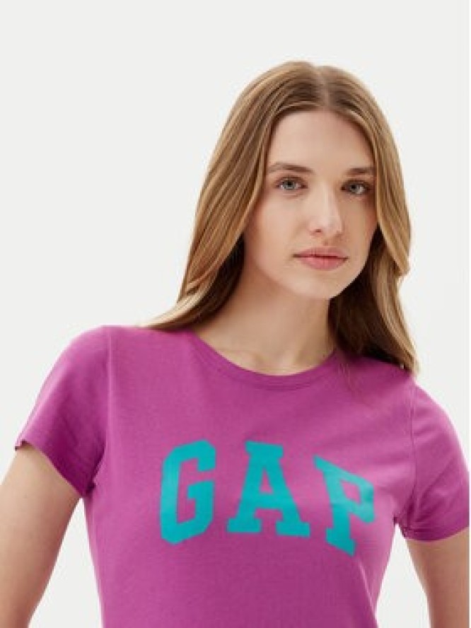 Gap T-Shirt 776775-07 Fioletowy Regular Fit