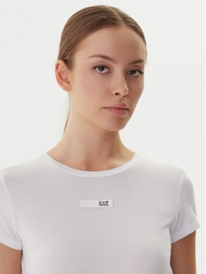 EA7 Emporio Armani T-Shirt 7W000673 AF12945 U0002 Biały Slim Fit
