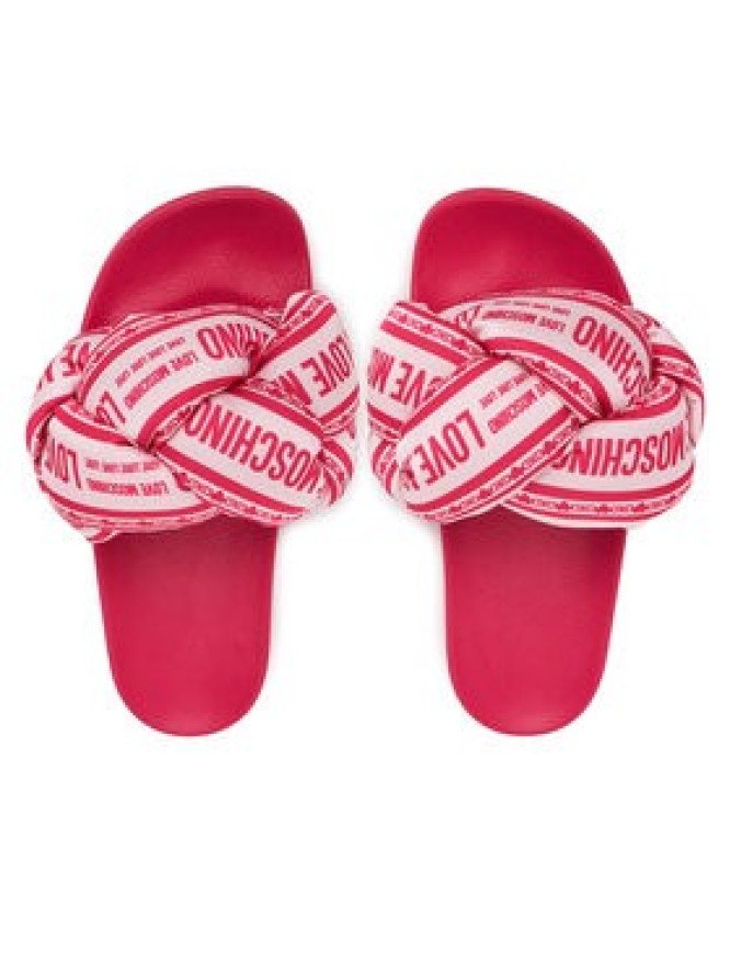 LOVE MOSCHINO Klapki JA28312G0MIW360A Różowy