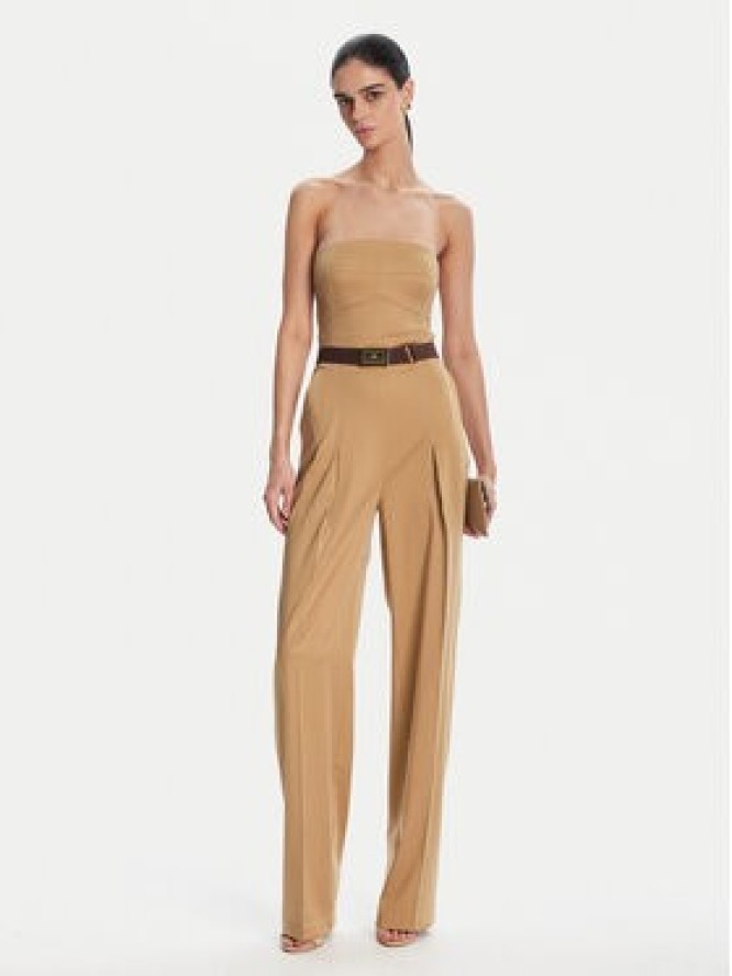 Elisabetta Franchi Kombinezon TU05152E2 032 Beżowy Regular Fit