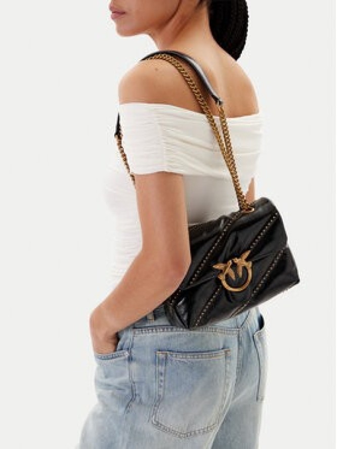 PINKO Torebka Love Puff Mini CL PE 25 PLTT 100039 A26T Czarny