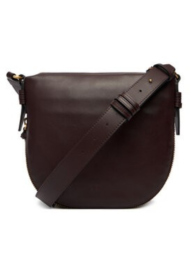 PINKO Torebka Hobo Zip Around Mini Ai 25-26 PLTT 105332 A0QO Bordowy