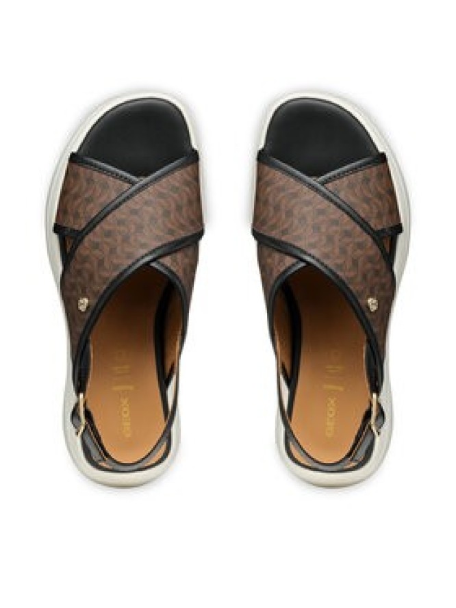 Geox Sandały D Spherica Ecub-3 S D550VB 00485 C6238 Brązowy