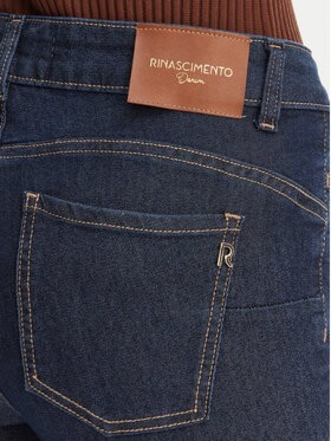 Rinascimento Jeansy CFC0127957003 Granatowy Bootcut Fit