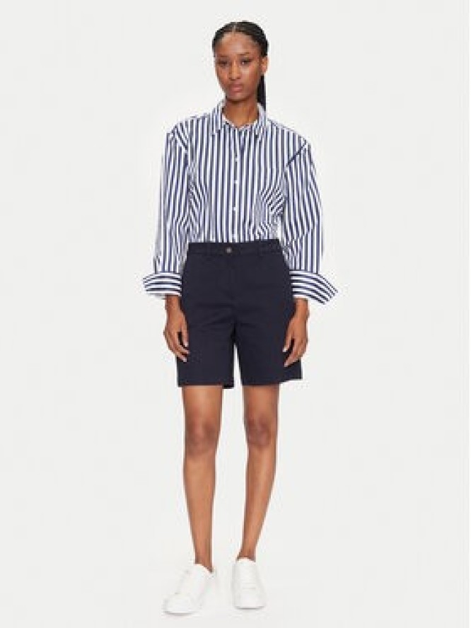 Gant Szorty materiałowe 4020119 Granatowy Regular Fit