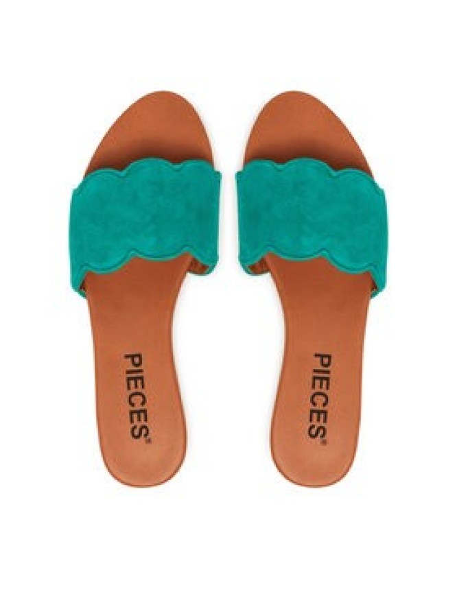 Pieces Klapki 17156838 Zielony