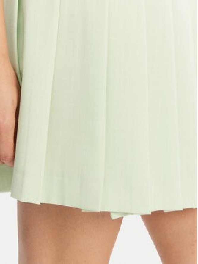 Maryley Spódnica plisowana 25EB711/21BE Zielony Regular Fit