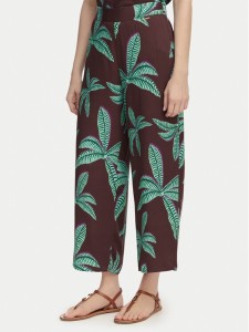 LOLA CASADEMUNT Spodnie materiałowe LS2614055 Brązowy Relaxed Fit
