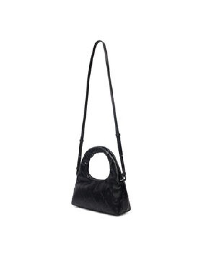 Calvin Klein Torebka Emblem Aop Puffer Bag With Strap LV04F3200G Czarny