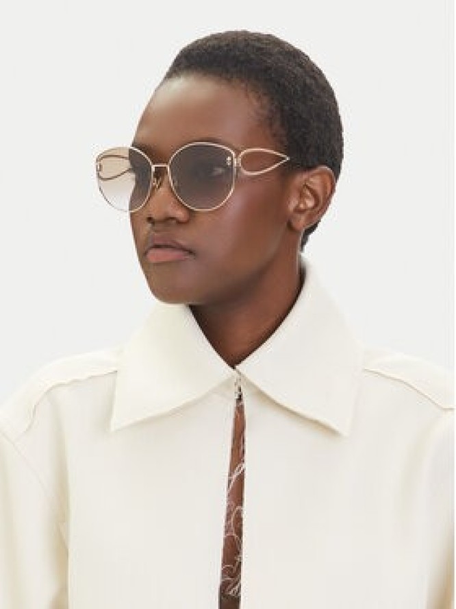 Etro Okulary przeciwsłoneczne 0072/F/S 207872 Złoty