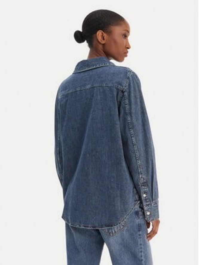 Calvin Klein Jeans Koszula jeansowa LV047E742G Granatowy Regular Fit