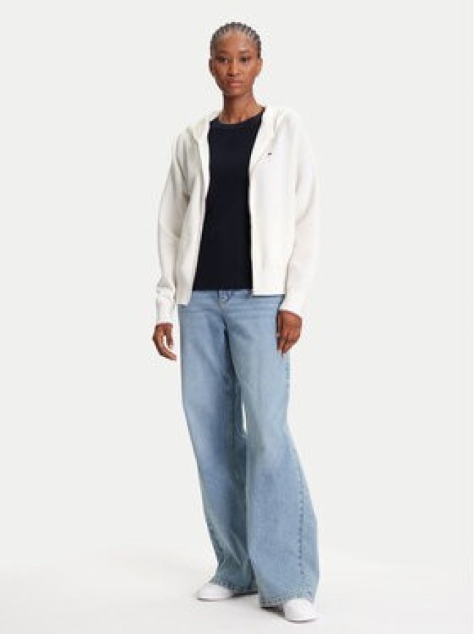 Tommy Hilfiger Kardigan WW0WW42018 Écru Regular Fit