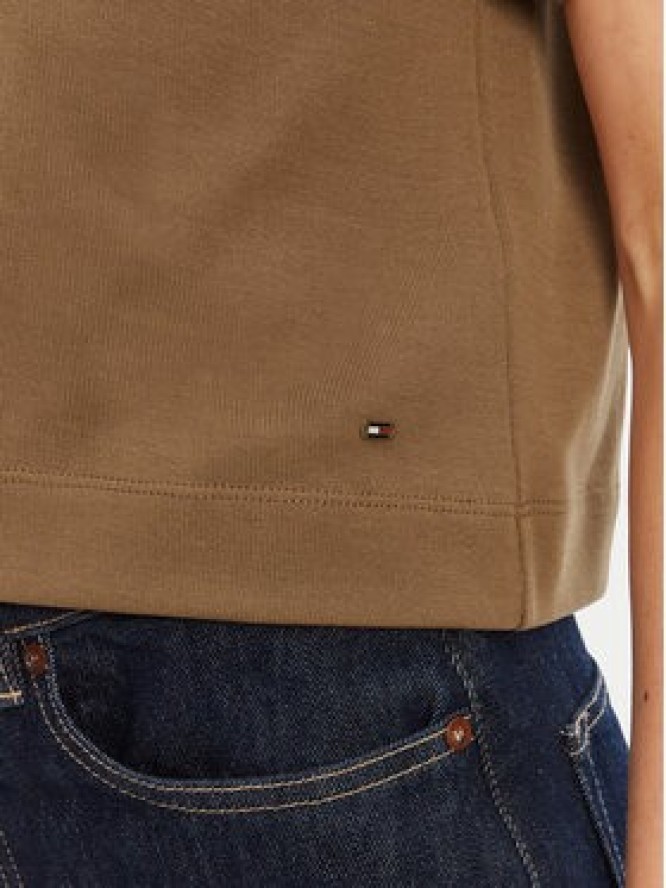 Tommy Hilfiger Koszula Gold Button WW0WW44626 Brązowy Regular Fit