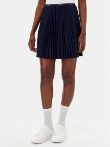 Lacoste Spódnica plisowana JF1403 Granatowy Regular Fit