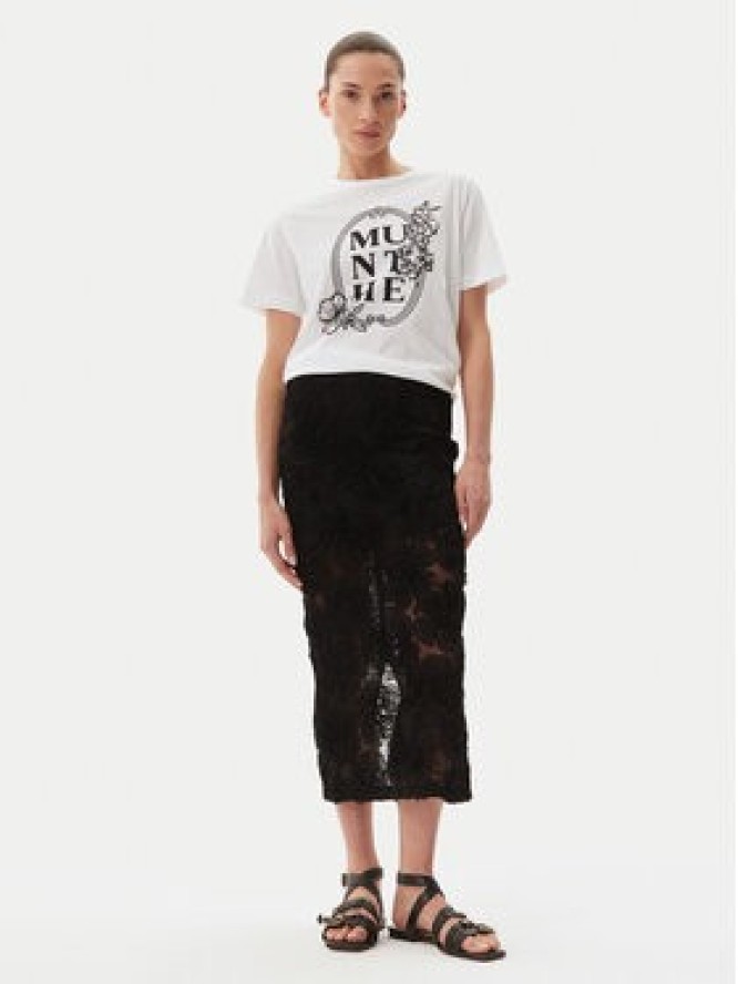 Munthe T-Shirt Fynella 251110925160 Biały Regular Fit