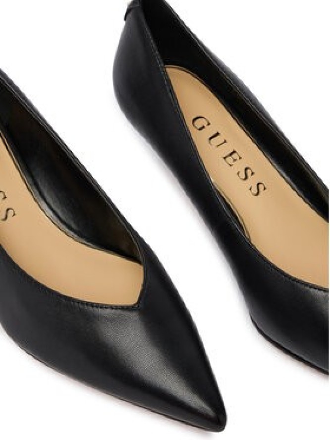Guess Czółenka FLTCSE LEA08 Czarny