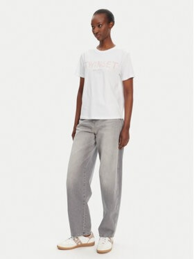TWINSET T-Shirt 251TT2042 Biały Regular Fit