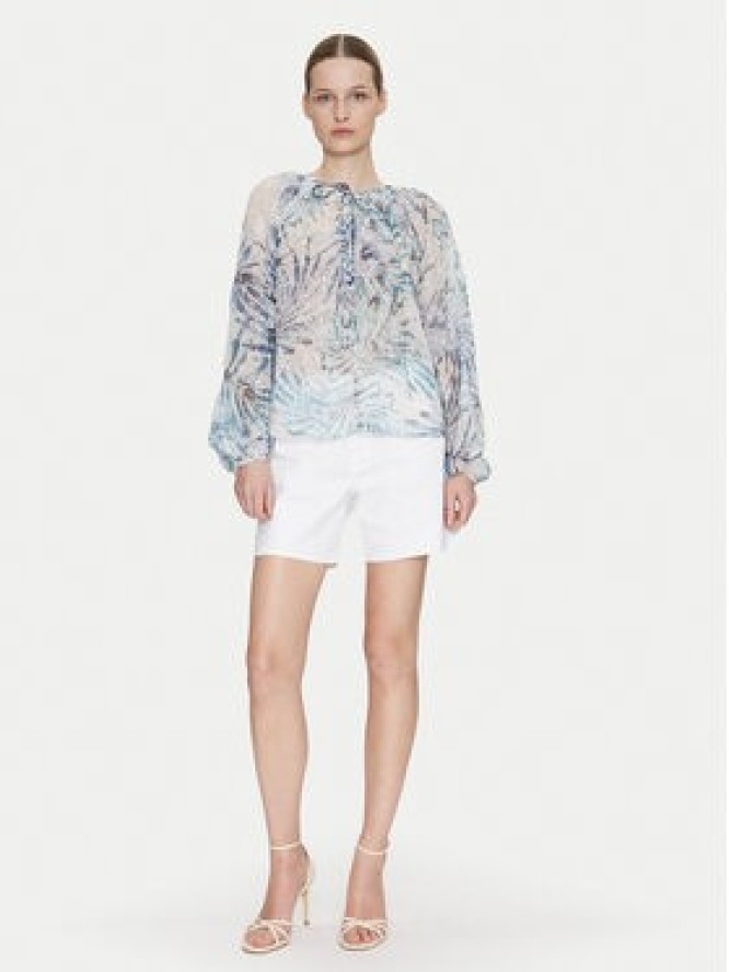 Guess Bluzka W5GH60 W0WA2 Niebieski Regular Fit