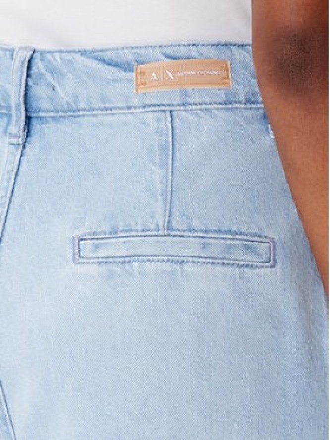 Armani Exchange Jeansy XW001105 AF14494 MB003 Niebieski Wide Leg