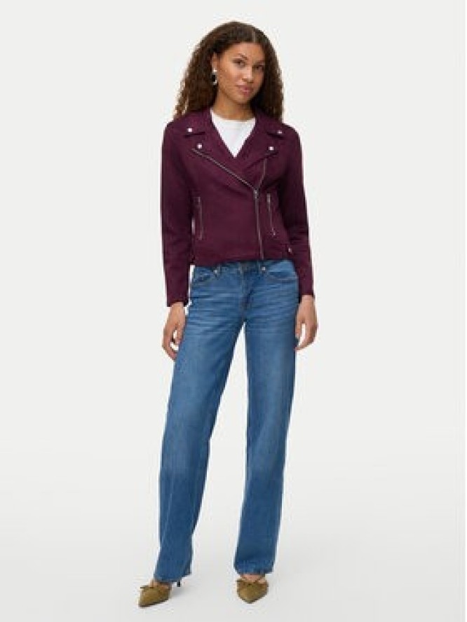 Vero Moda Kurtka z imitacji skóry Jose 10300938 Fioletowy Regular Fit