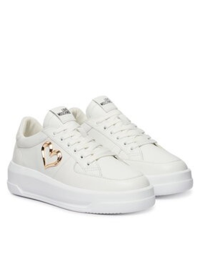 LOVE MOSCHINO Sneakersy JA15485G0OIA0100 Biały