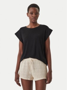 Emporio Armani T-Shirt EW003407 AF20240 UC001 Czarny Regular Fit