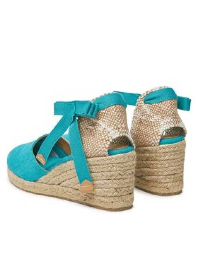 Castañer Espadryle Carina/6/002 021644 Turkusowy