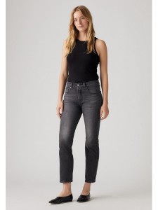 Levi's Dżinsy "501" - Slim fit - w kolorze czarnym rozmiar: W28/L28
