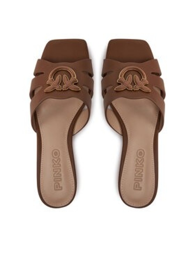 PINKO Klapki Marli 09 SD0313P003 Brązowy