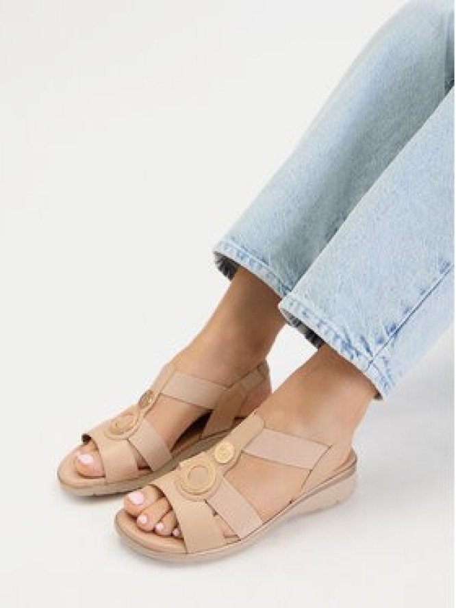 Go Soft Sandały CEO-WI16-INES-07 Beżowy