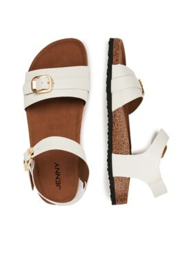 JENNY Sandały YLD-P9118 Biały