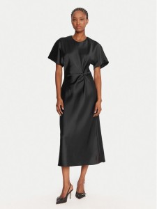 Rinascimento Sukienka koktajlowa CFC0125718003 Czarny Regular Fit