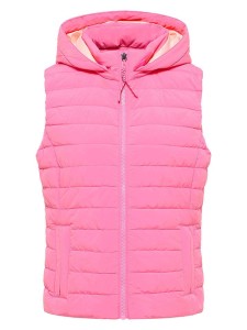 ELBSAND Kamizelka pikowana "Cara" w kolorze różowym rozmiar: M