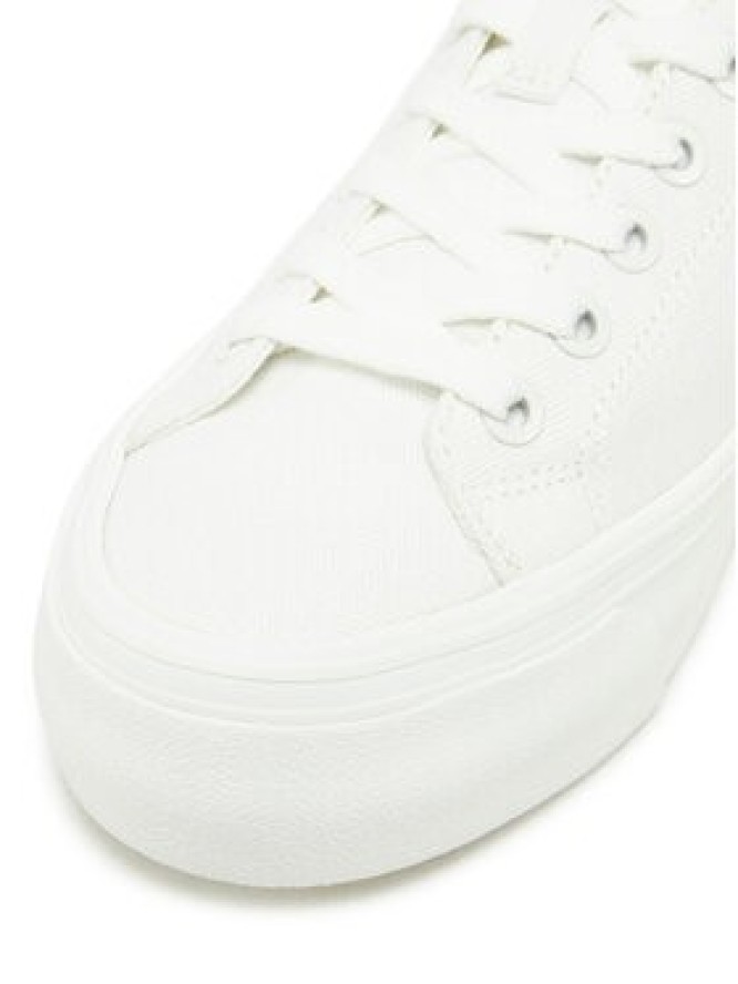 Calvin Klein Jeans Tenisówki Vulc Flatform Low Cv Mg YW0YW01763 Biały