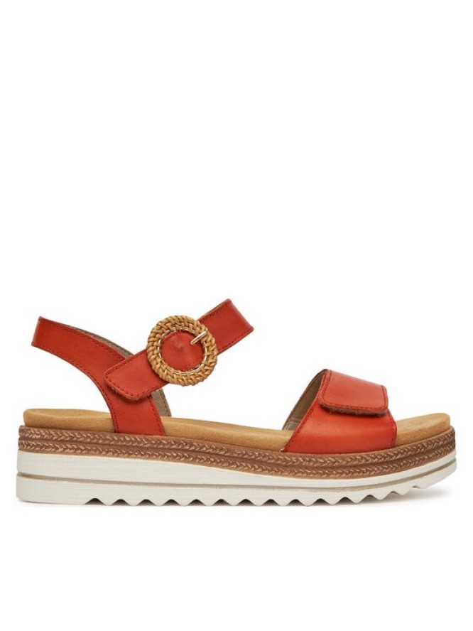 Remonte Sandały D0Q52-39 Pomarańczowy
