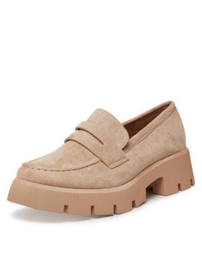DeeZee Loafersy 8-124-1 Beżowy