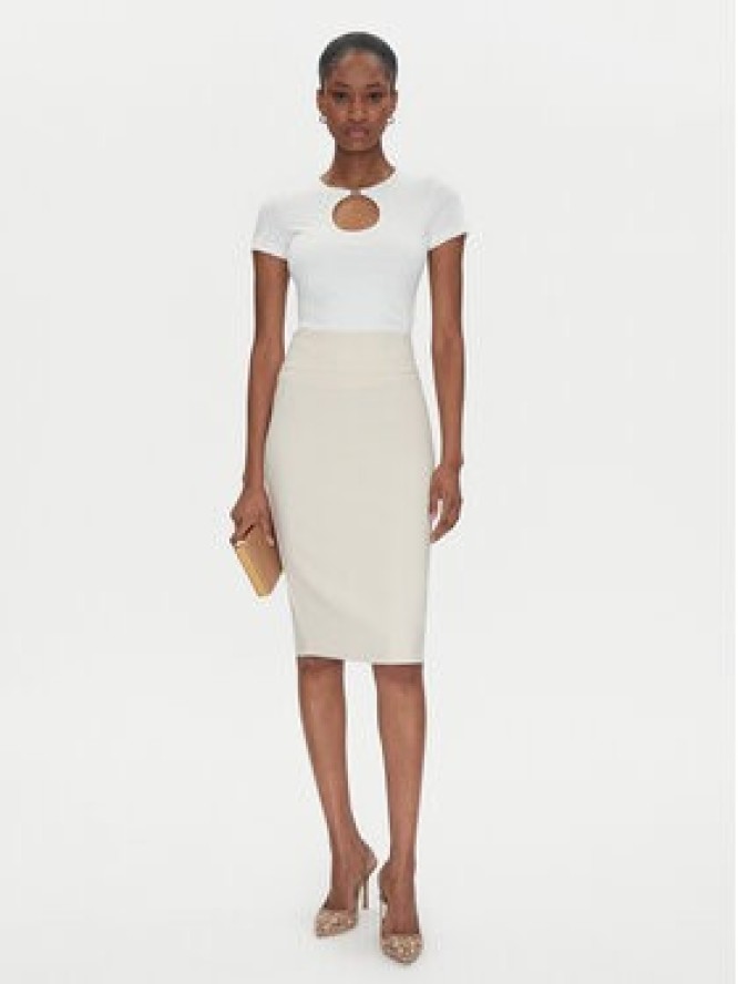 Rinascimento Bluzka CFC0122547003 Biały Regular Fit