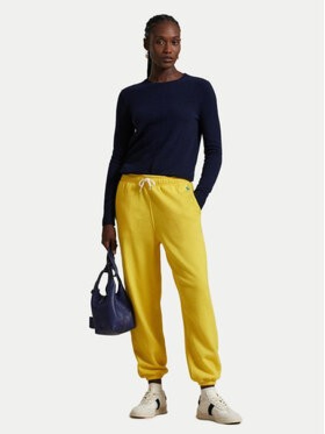 Polo Ralph Lauren Spodnie dresowe 211935585014 Żółty Regular Fit
