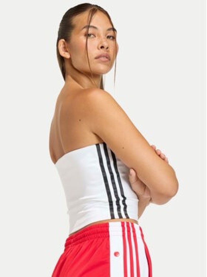 adidas Top 3-Stripes KD6235 Biały Slim Fit