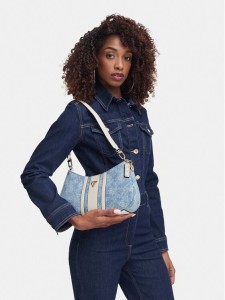Guess Torebka Noelle II HWDL96 72180 Niebieski jasny
