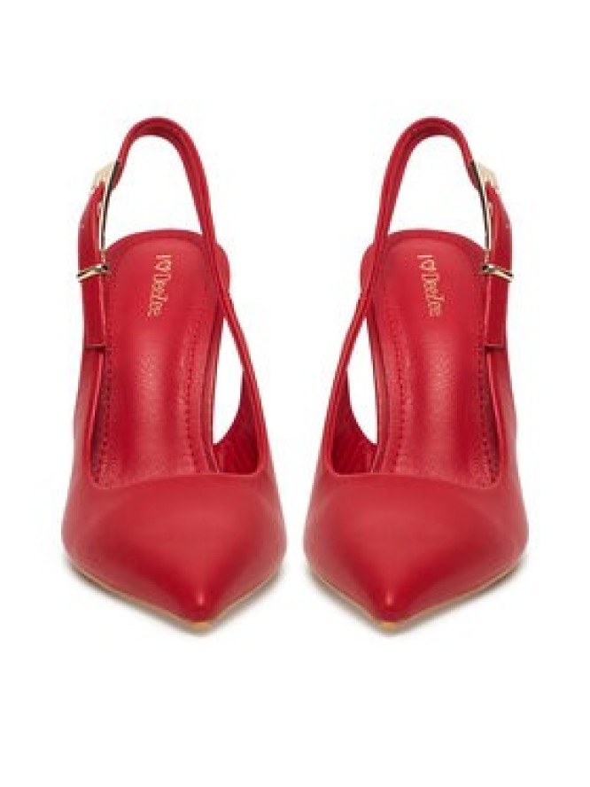 DeeZee Szpilki 6-705-8 Czerwony