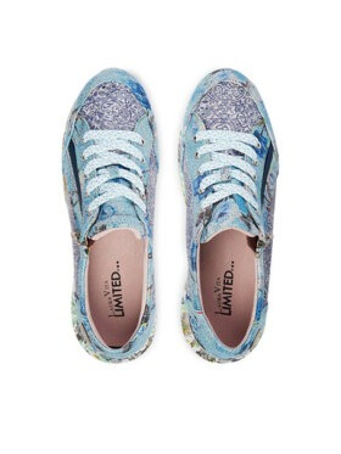 Laura Vita Sneakersy Joctao 06 Niebieski